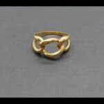 Anillo oro amarillo 18k entrelazado nº 15