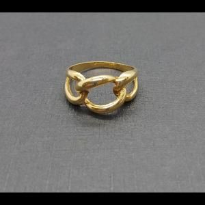 Anillo oro amarillo 18k entrelazado nº 15