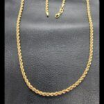 Cordon fino oro amarillo 18k de 50 cm