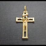 Cruz oro amarillo 18k  con Cristo