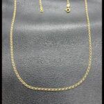 Cadena oro amarillo 18k eslabón ovalado 49,5 cm