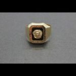 Anillo oro amarillo 18k estilo Versace nº27,5
