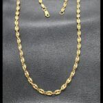 Cadena oro amarillo 18k eslabón tipo calabrote 53 cm
