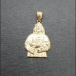Colgante oro amarillo 18k imagen de cristo
