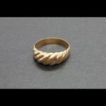 Anillo oro amarillo 18k estilo croissant nº 16