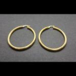 Argollas oro amarillo 18k lisas
