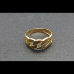Anillo oro amarillo 18k con forma de cadena nº 18