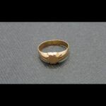 Sello oro amarillo 18k para bebe nº 4