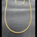 Cadena oro amarillo 18 qt 50 cm eslabón forma barbada