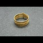 Anillo semanario oro amarillo 18 qt nº 10