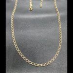 Cadena oro amarillo 18k con eslabones ovalados 50 cm
