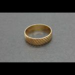 Anillo oro amarillo 18k tipo rayón nº 20