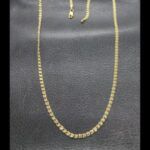 Cadena oro amarillo 18 qt de 52 cm