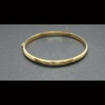 Pulsera oro amarillo 18k tipo caña