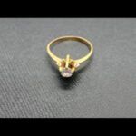 Solitario oro amarillo 18k con brillante de 0,2qtes nº 16