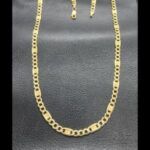 Cadena oro amarillo 18k eslabón plano
