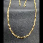 Cadena oro amarillo 18k eslabón tipo barbada 52 cm