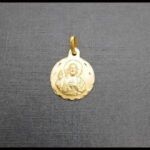 Medalla oro amarillo 18 qt del Sagrado Corazón de Jesús