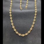 Cadena oro amarillo 18k eslabón tipo calabrote 60 cm