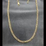 Cadena oro amarillo 18k eslabón tipo cartier 49,5 cm