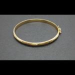 Pulsera oro amarillo 18k tipo caña