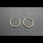 Argollas oro amarillo lisas 18k
