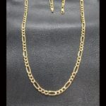 Cadena oro amarillo 18k eslabón tipo cartier 50,5 cm