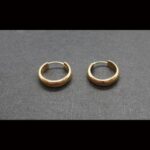 Argollas oro amarillo lisas 18k